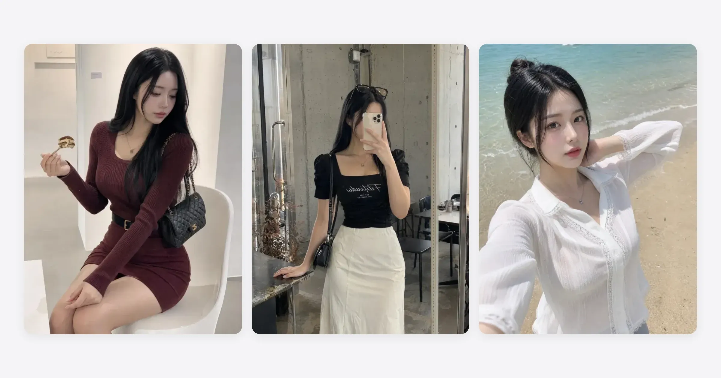 AI 인플루언서 만들기 — LILIT으로 만든 AI 인플루언서의 SNS 피드 사진